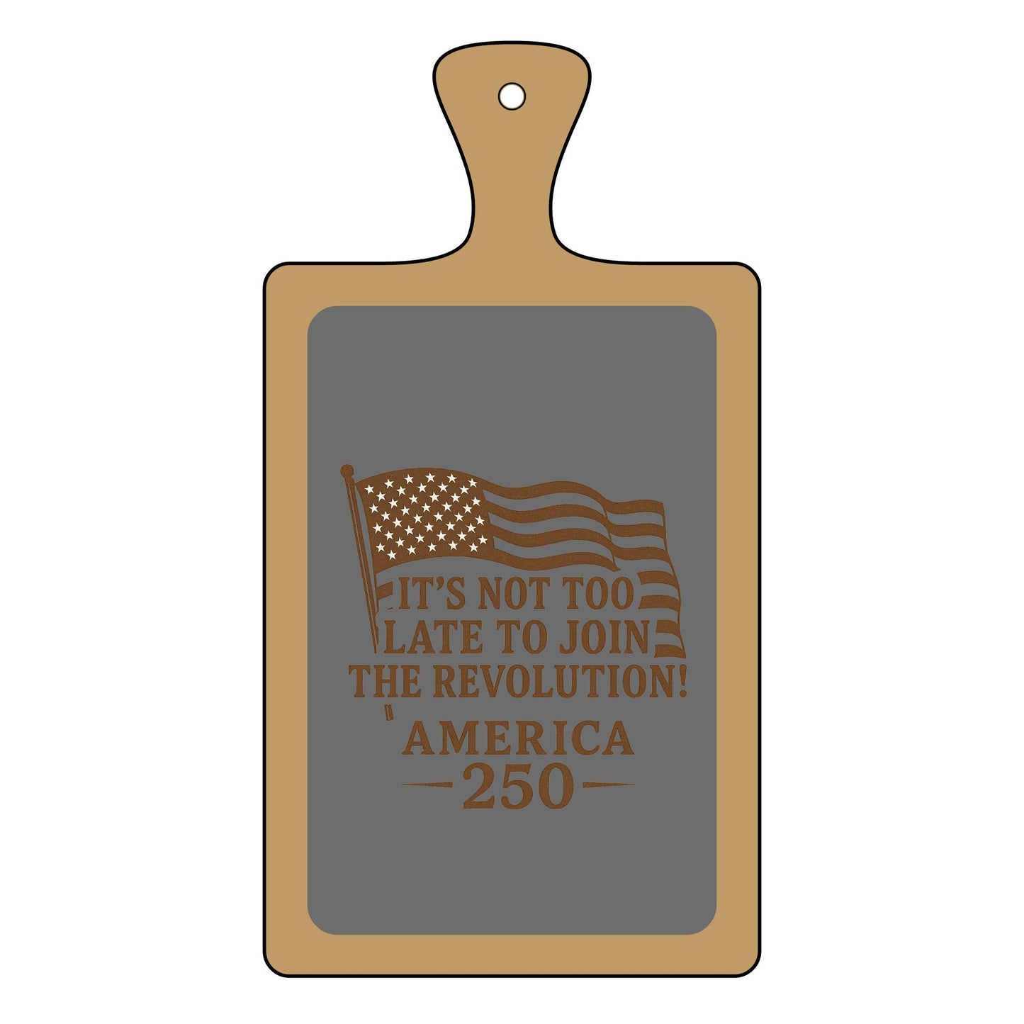 Engraved Charcuterie Board - Patriotic Decor for Entertaining, USA 250th, Gifts for Hosts, Fourth of July
