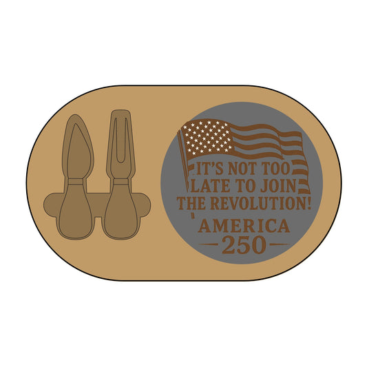 Engraved Charcuterie Board - Patriotic Decor for Entertaining, USA 250th, Gifts for Hosts, Fourth of July
