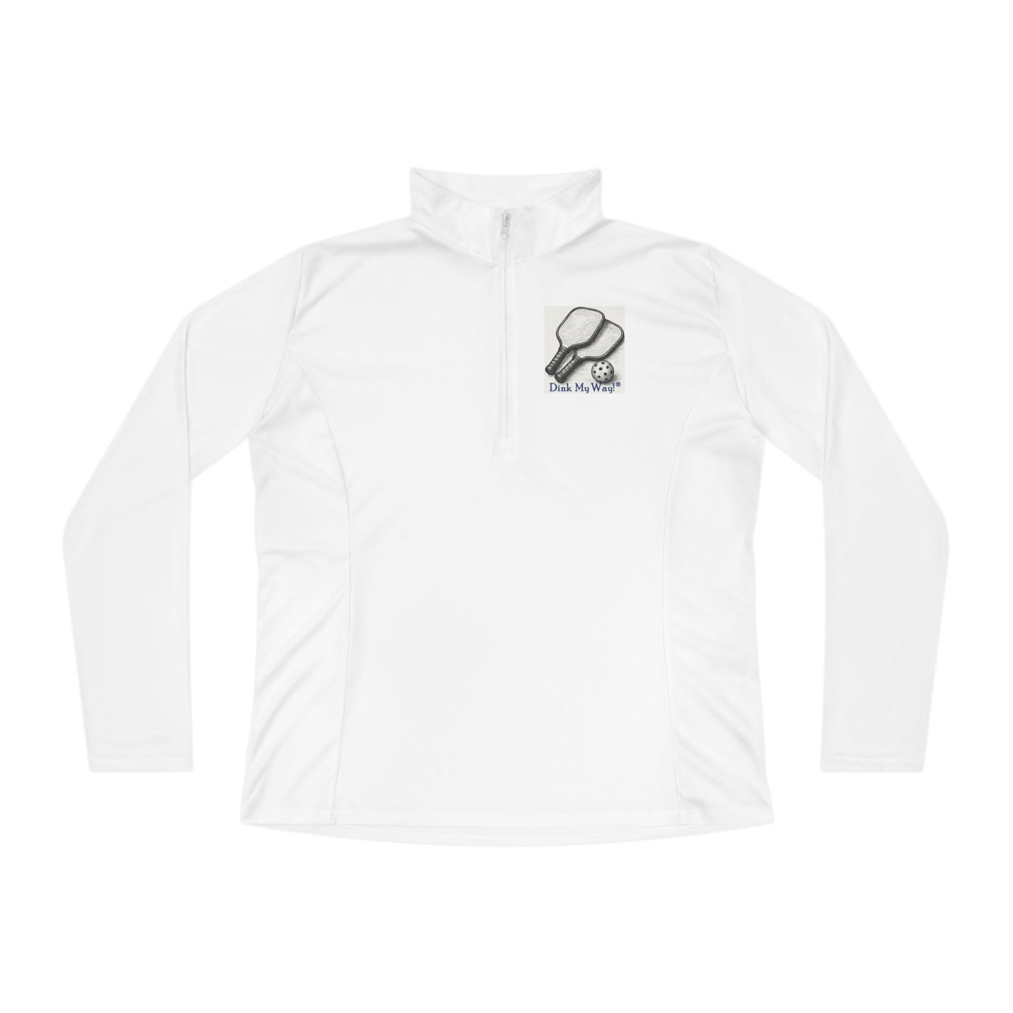 Pickleball Quarter-Zip Pullover – "My paddle is my spiritual animal!"