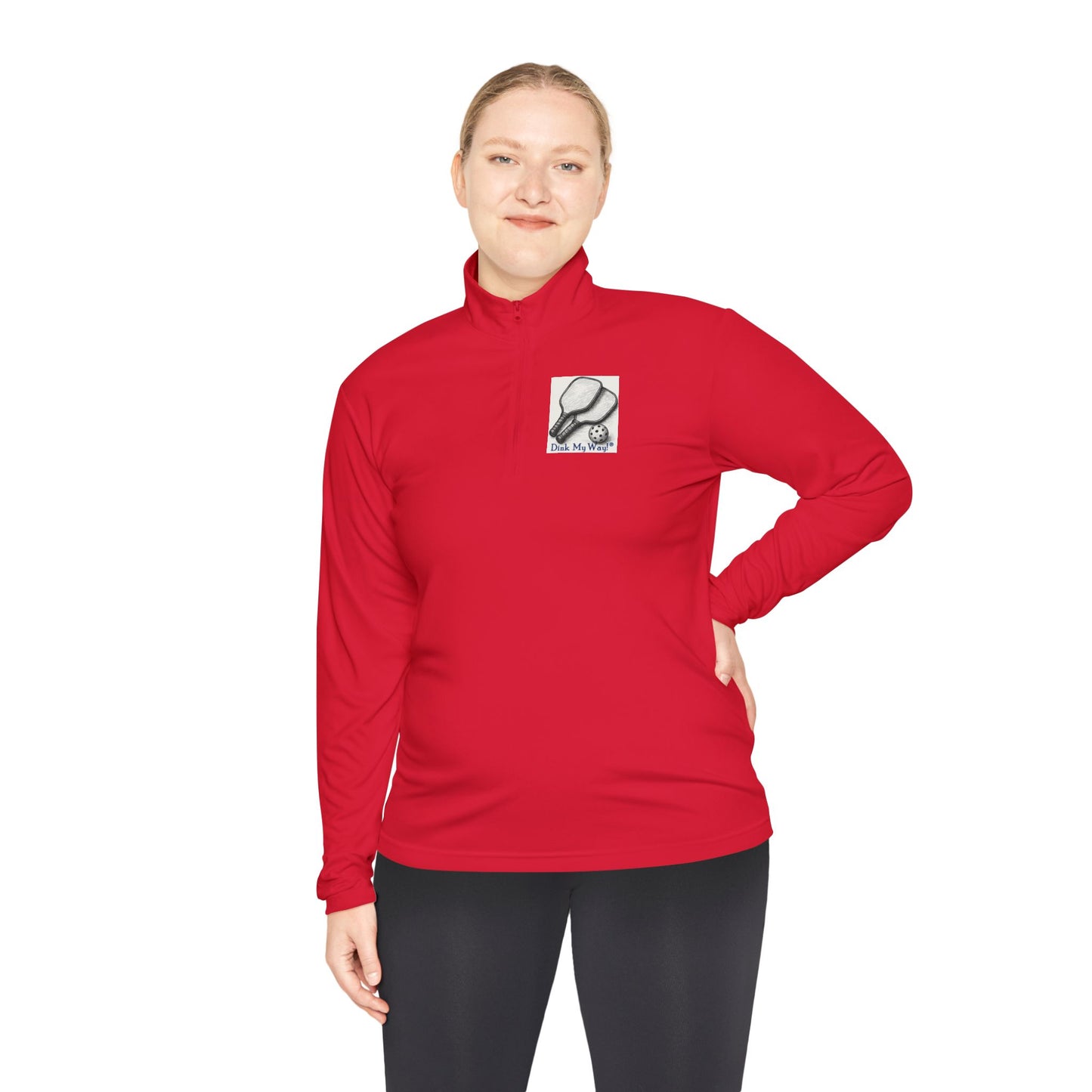 Pickleball  Quarter-Zip Pullover - 'Pickleball isn't just a sport - it's a lifestyle.'