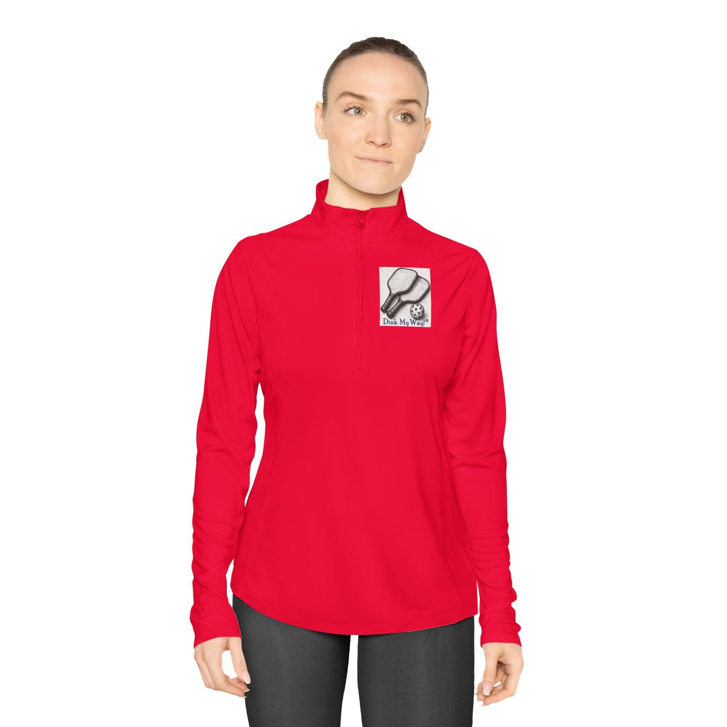 Pickleball Quarter-Zip Pullover – "The Court is Small, but the Possibilities are Endless"