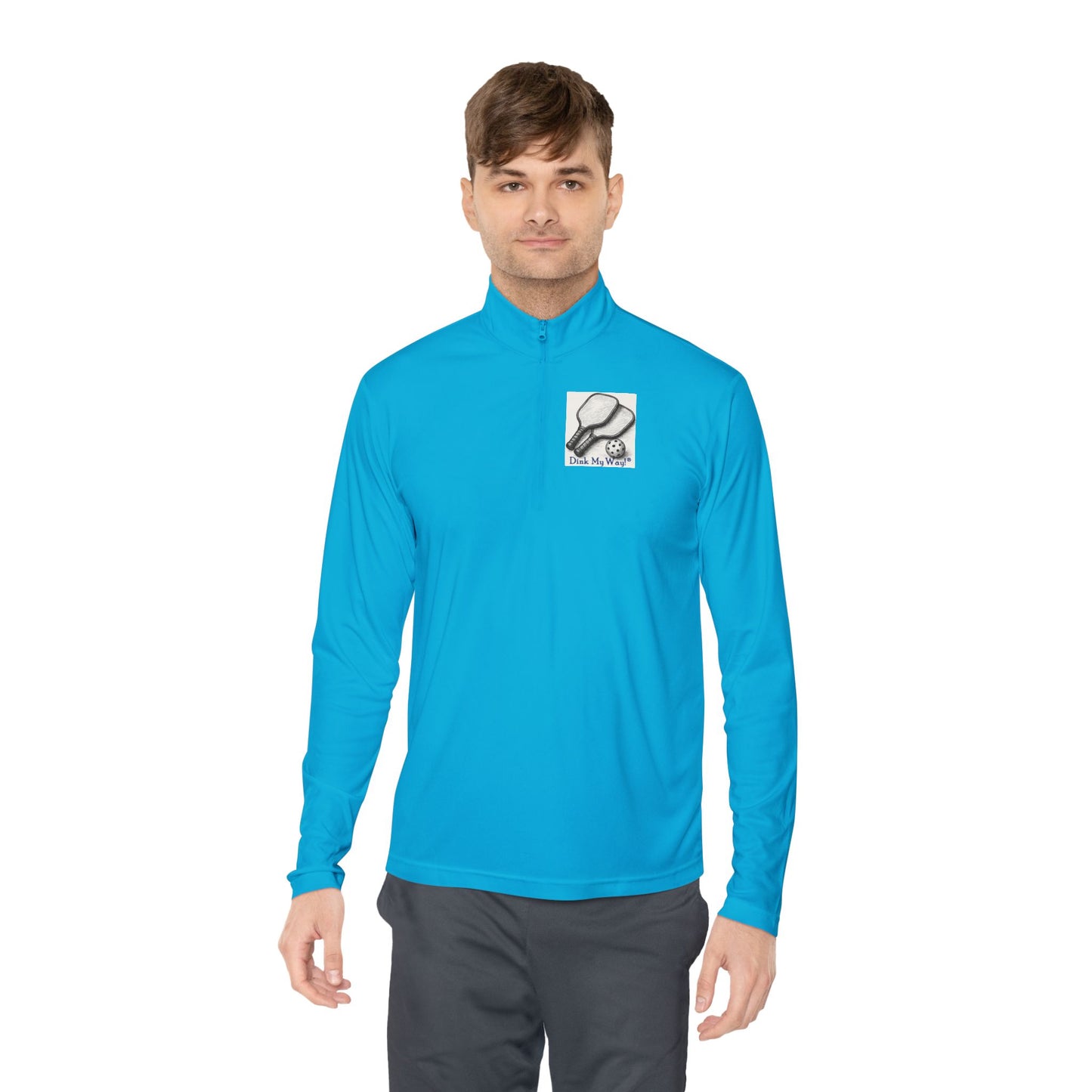 Pickleball  Quarter-Zip Pullover - 'Yes, I Have a Dinking Problem...'