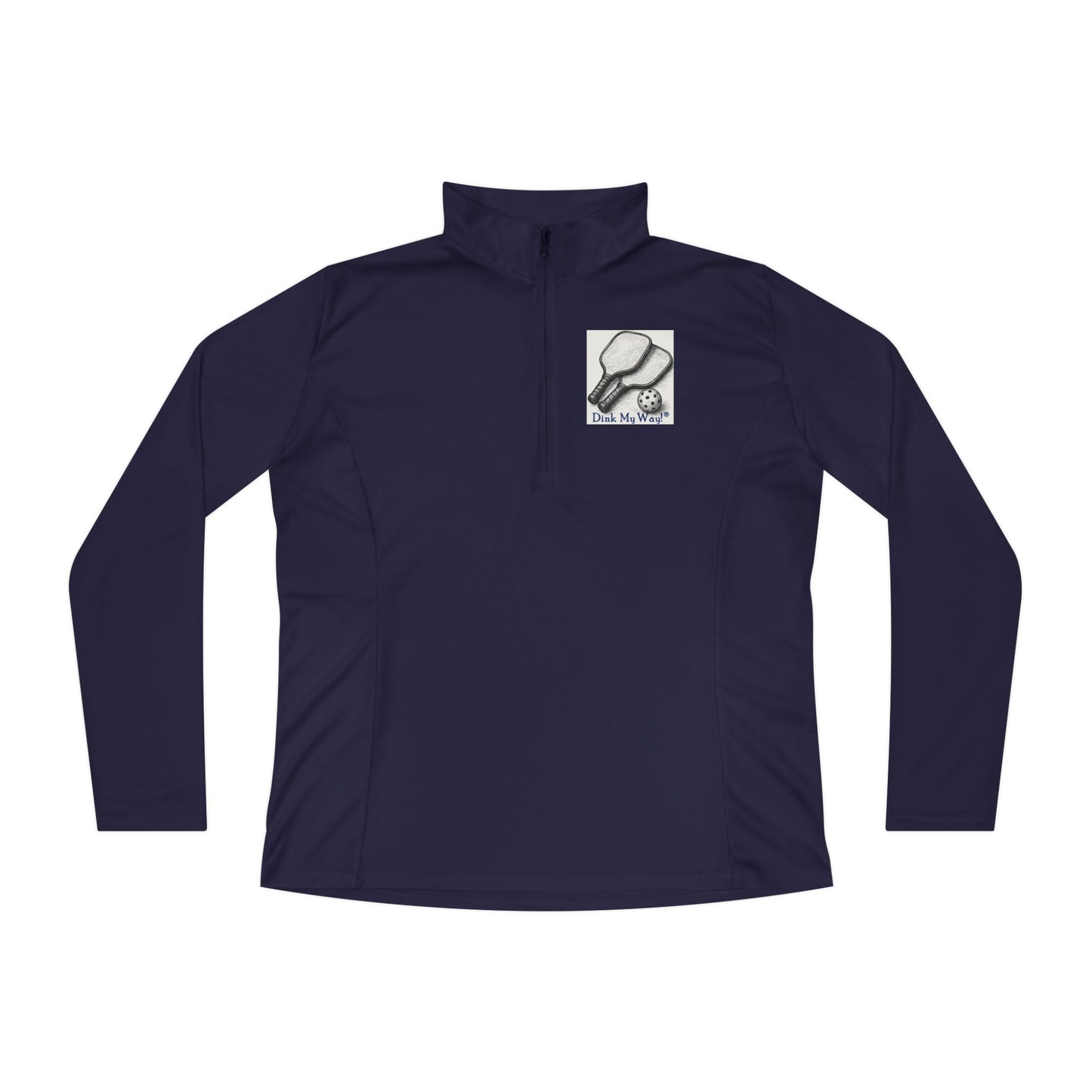 Pickleball Quarter-Zip Pullover – "My paddle is my spiritual animal!"