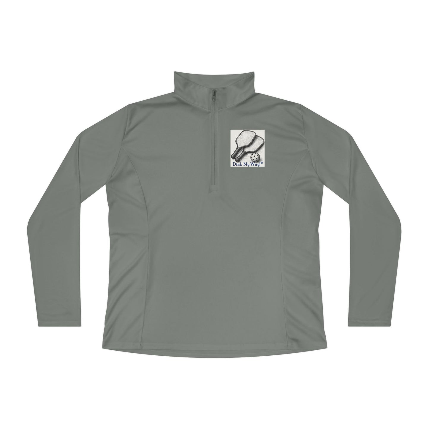 Pickleball Quarter-Zip Pullover – "My paddle is my spiritual animal!"
